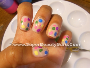 Colorful Leopard Print Nail Tutorial: How to paint a leopard print manicure  | Offbeat Look