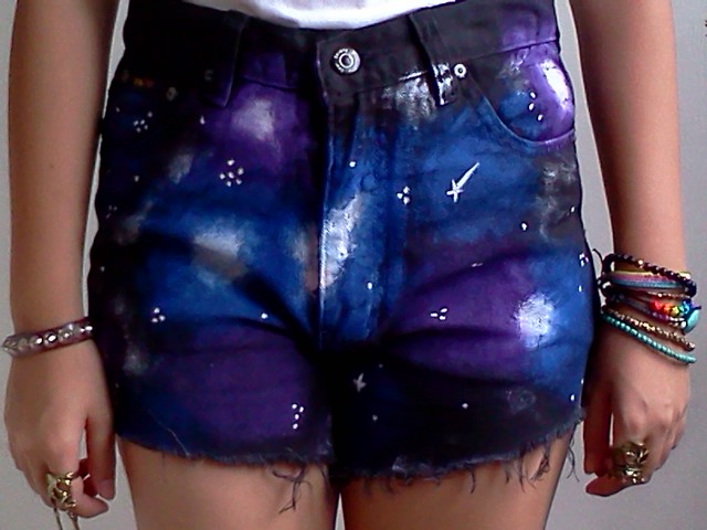 DIY Tutorial DIY Jeans / DIY Galaxy Pants - Bead&Cord