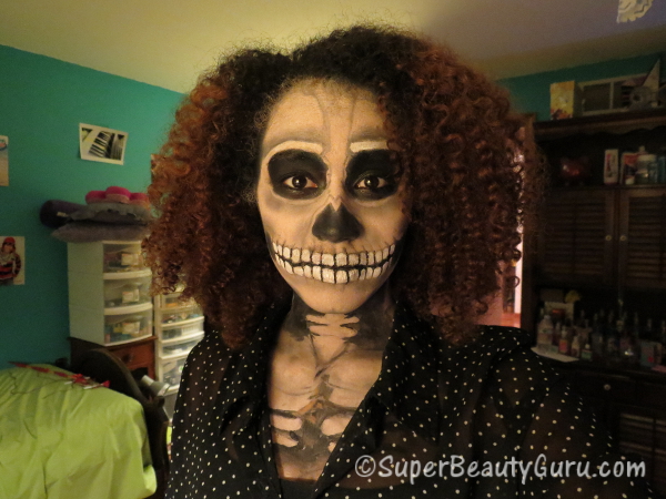 Halloween Face Painting - Skeleton