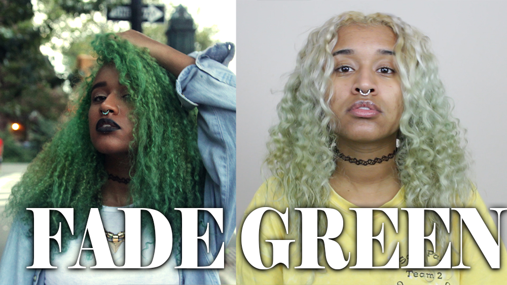 How to Fade Green Hair Dye or Other Semi-Permanent Hair Dye Colors